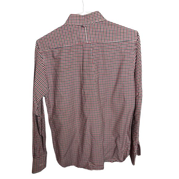 Brooks Brothers Black Fleece by Thom Browne Men red blue check button down Shirt - Picture 5 of 8